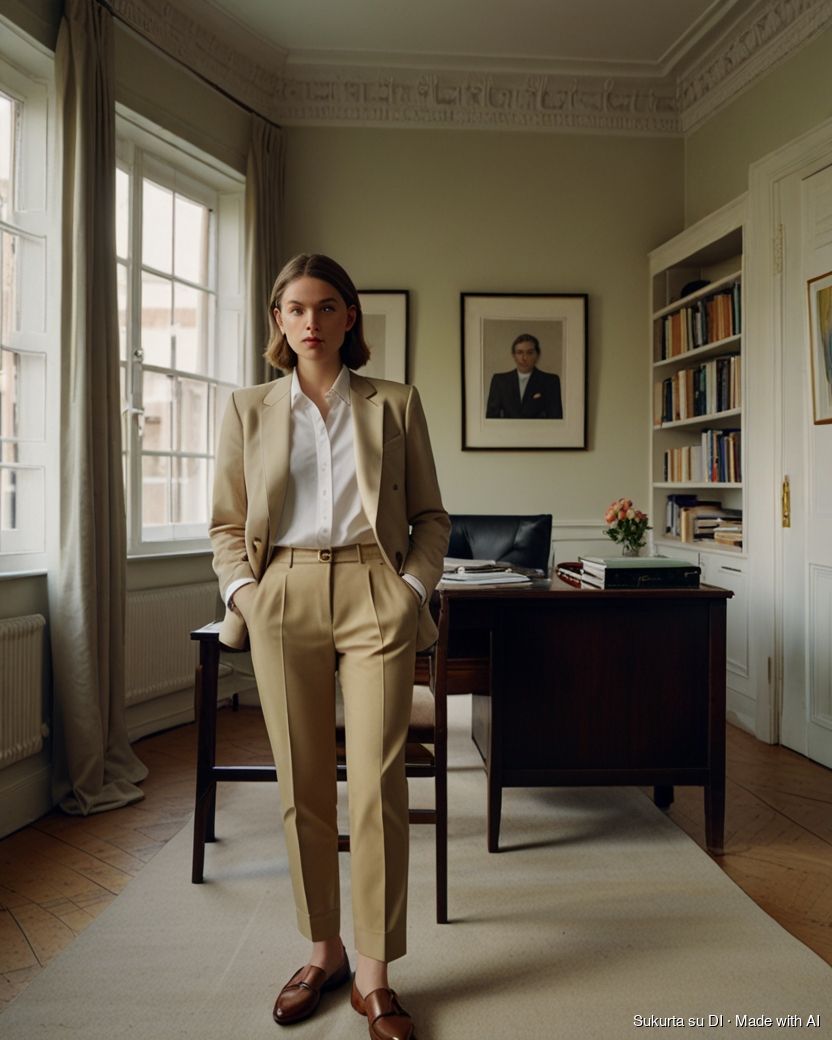 A business casual outfit