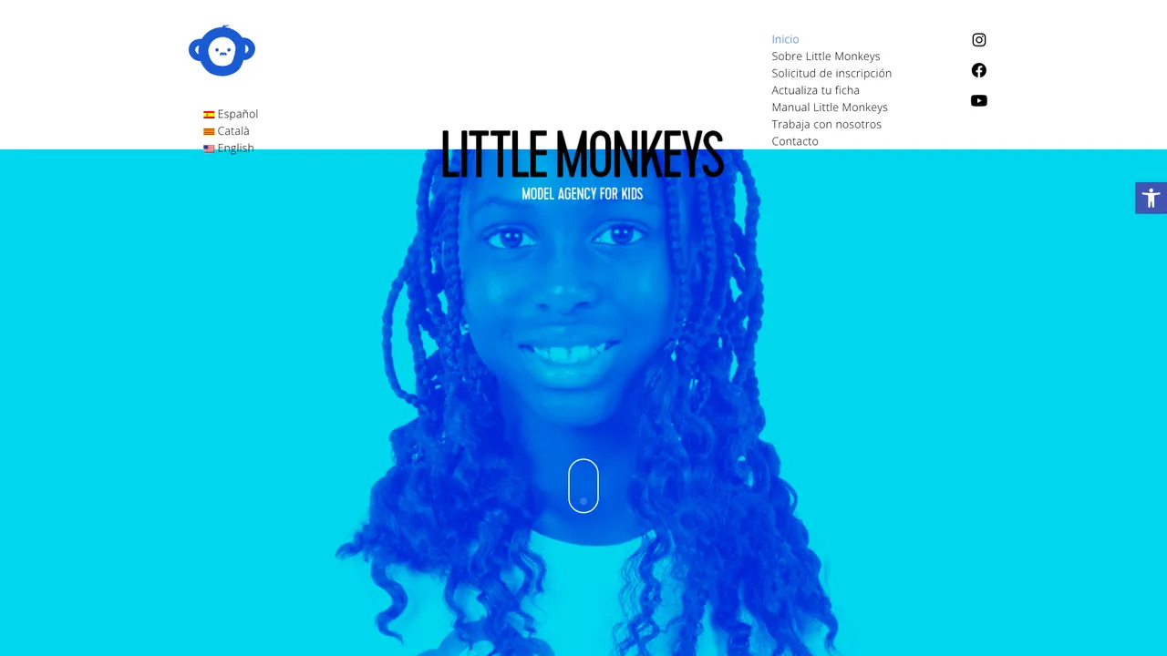 Little Monkeys website front page