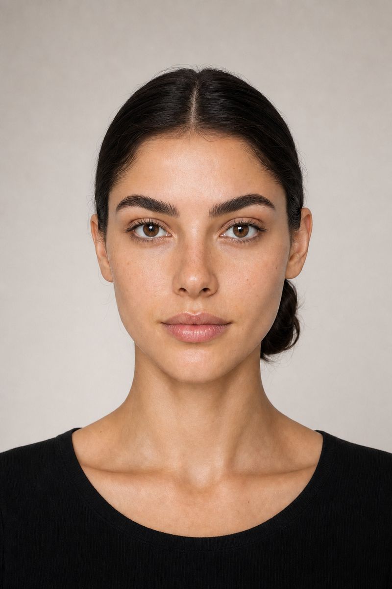 Eyebrow shape: high arched eyebrows