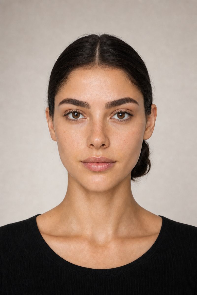 Combo brows: hair strokes at the start and shading through the tail