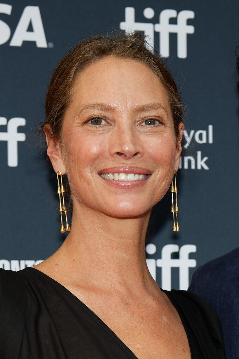 Christy Turlington smiling at the Toronto International Film Festival in 2024