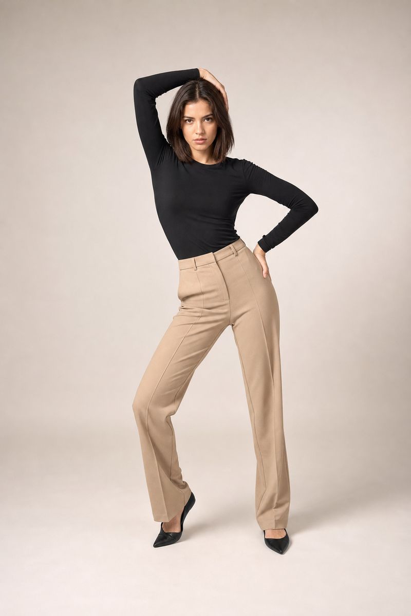 Model pose: high fashion angles