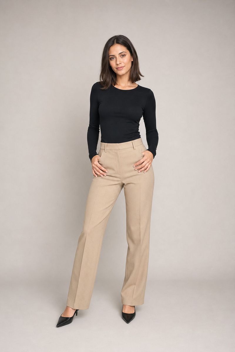 Model pose: hands in pockets